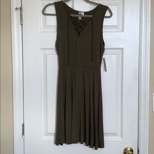 Olive Green Dress